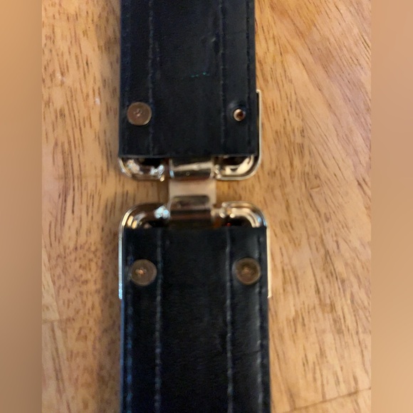 ZARA 100% Leather Belt with Square Buckle - Picture 15 of 15